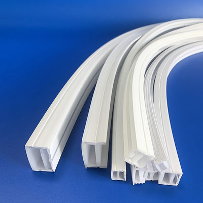 LED-verlichting Transparante Siliconen Rubber Profielen Extrusie Hittebestendig